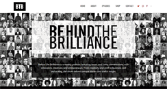 Desktop Screenshot of behindthebrilliance.com